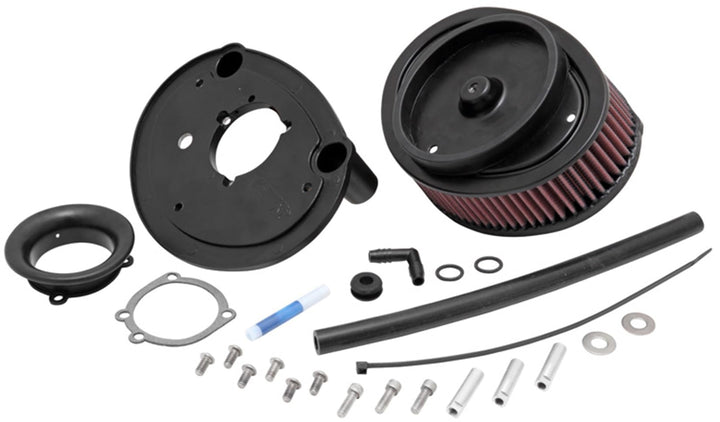 K&amp;N RK-3910-1 Motorrad Harley Davidson Einlasssystem, 9 Inch