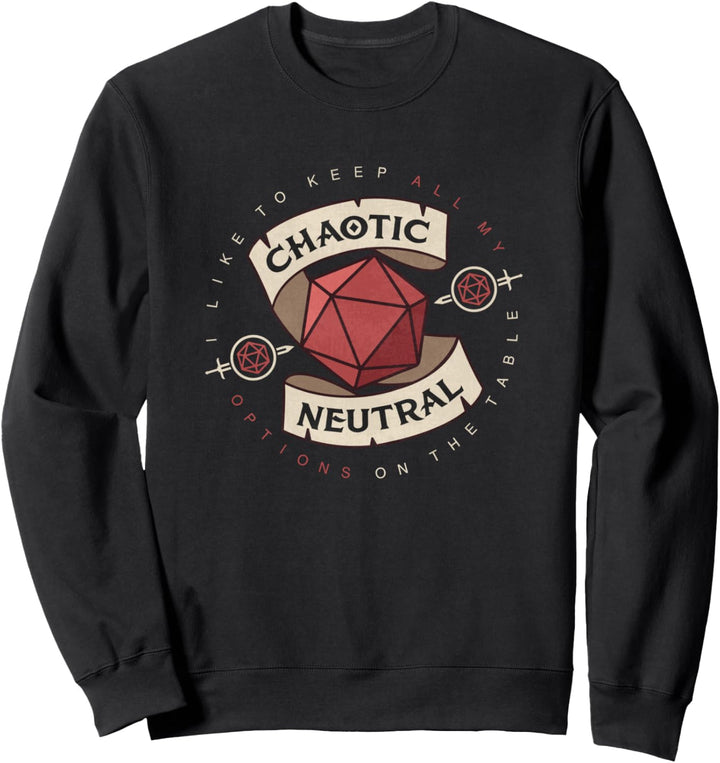 Tisch Rollenspiel Vintage Game Chaotic Neutral Shirt Sweatshirt