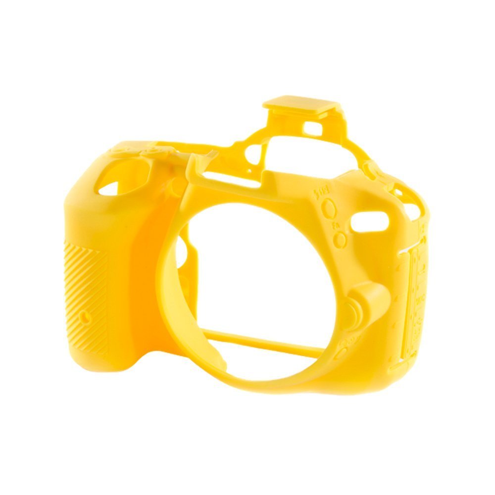 easyCover - Silikon Kameratasche - Schutz für Ihre Kamera - Nikon D5500/D5600 - Gelb