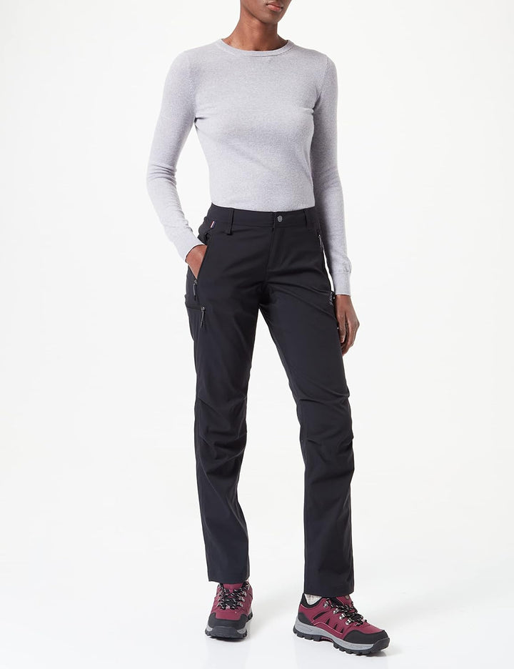 Odlo Damen Wanderhose Wedgemount_560421 34 Schwarz, 34 Schwarz