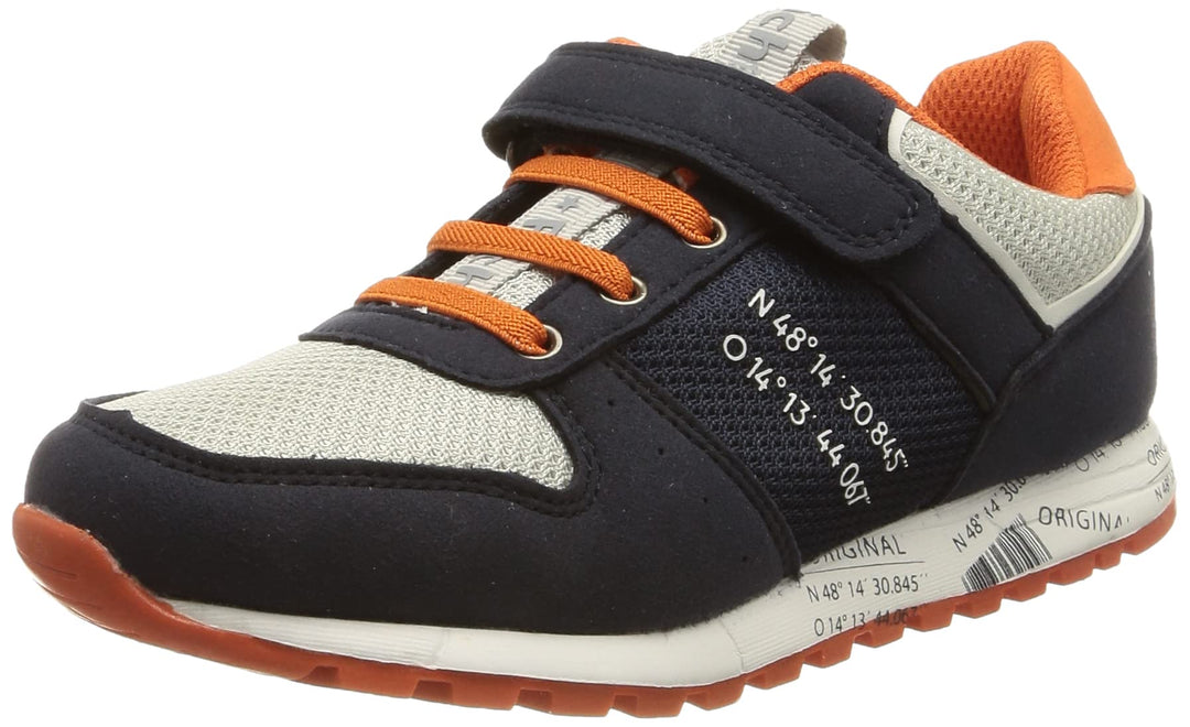 Richter Kinderschuhe Jungen Halbschuhe Klett Sneaker Blau Freizeit 29 EU Atla Oran White Flin, 29 EU