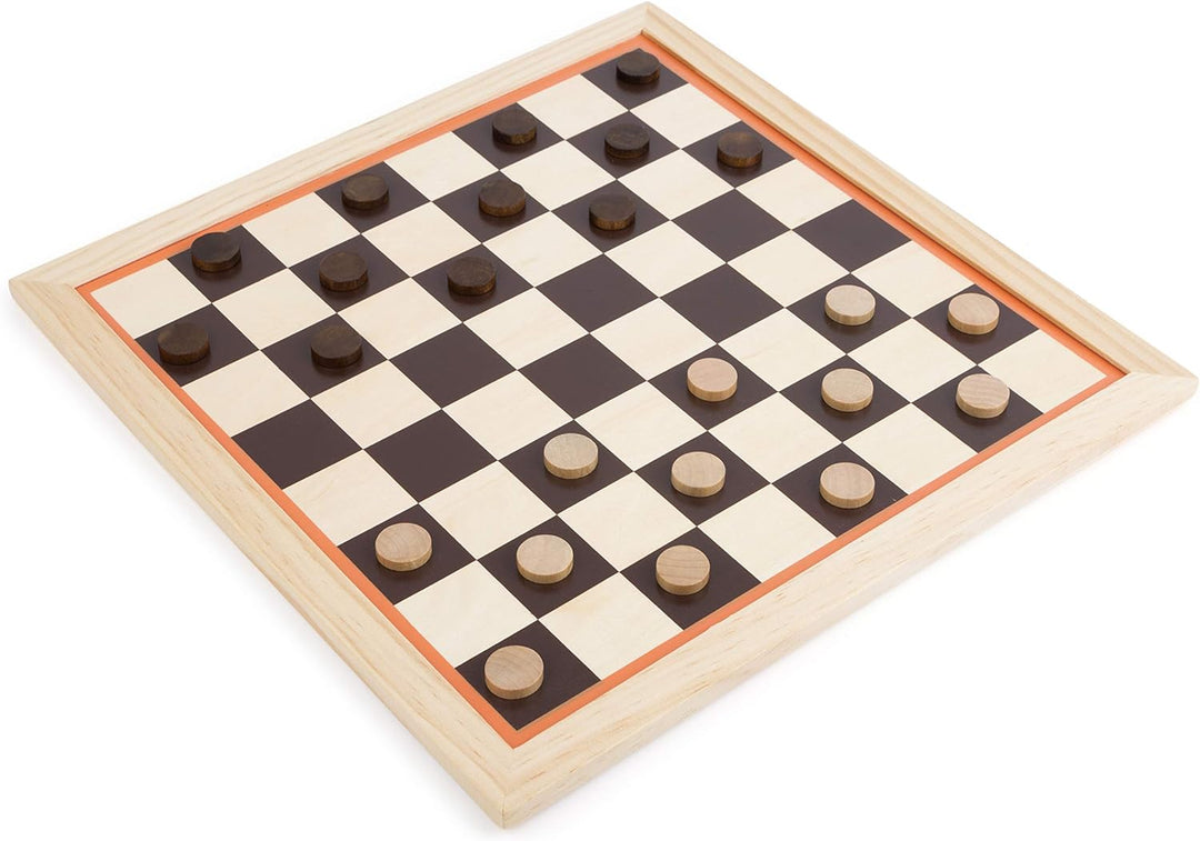 Small Foot Spielesammlung 9 in 1 aus Holz, Klassische Gesellschaftsspiele für die Familie, für Kinde