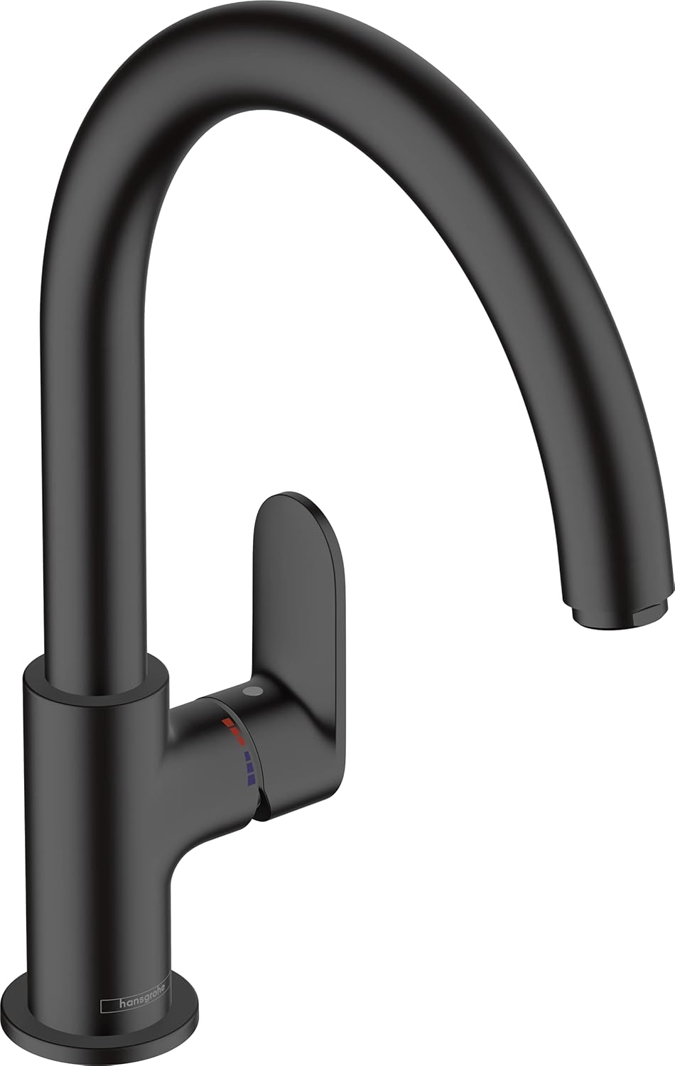 hansgrohe Küchenarmatur Vernis Blend M35, Wasserhahn Küche mit Auslauf Höhe 260 mm, 1 Strahlart, Mat
