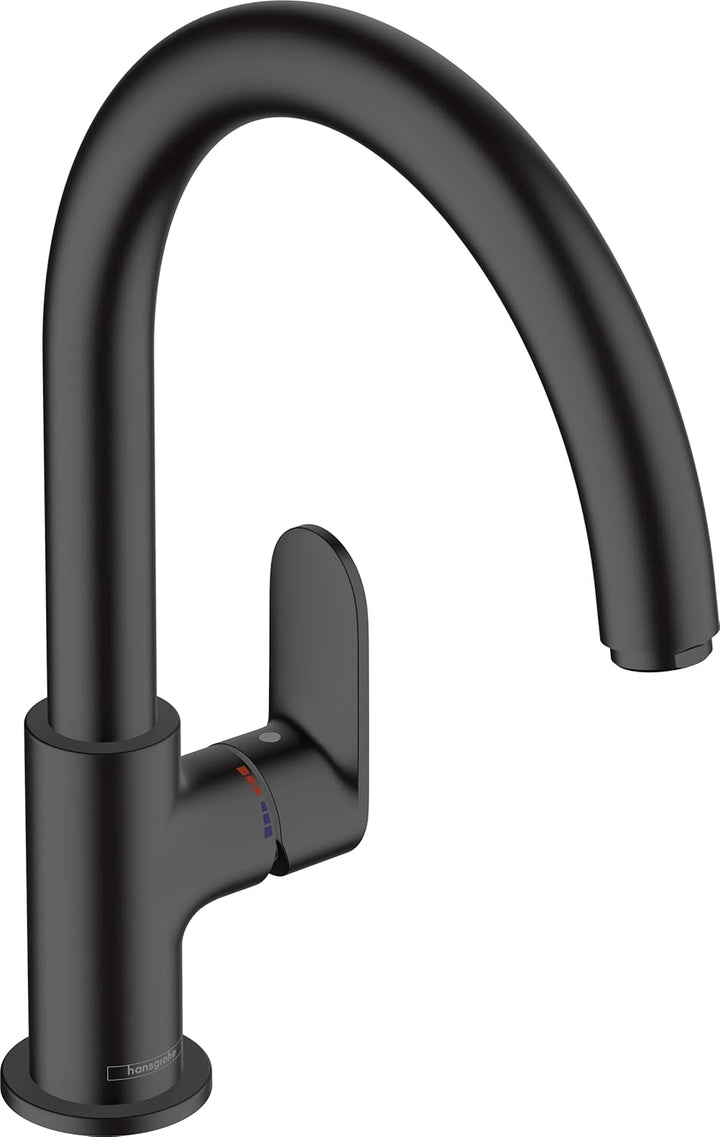 hansgrohe Küchenarmatur Vernis Blend M35, Wasserhahn Küche mit Auslauf Höhe 260 mm, 1 Strahlart, Mat