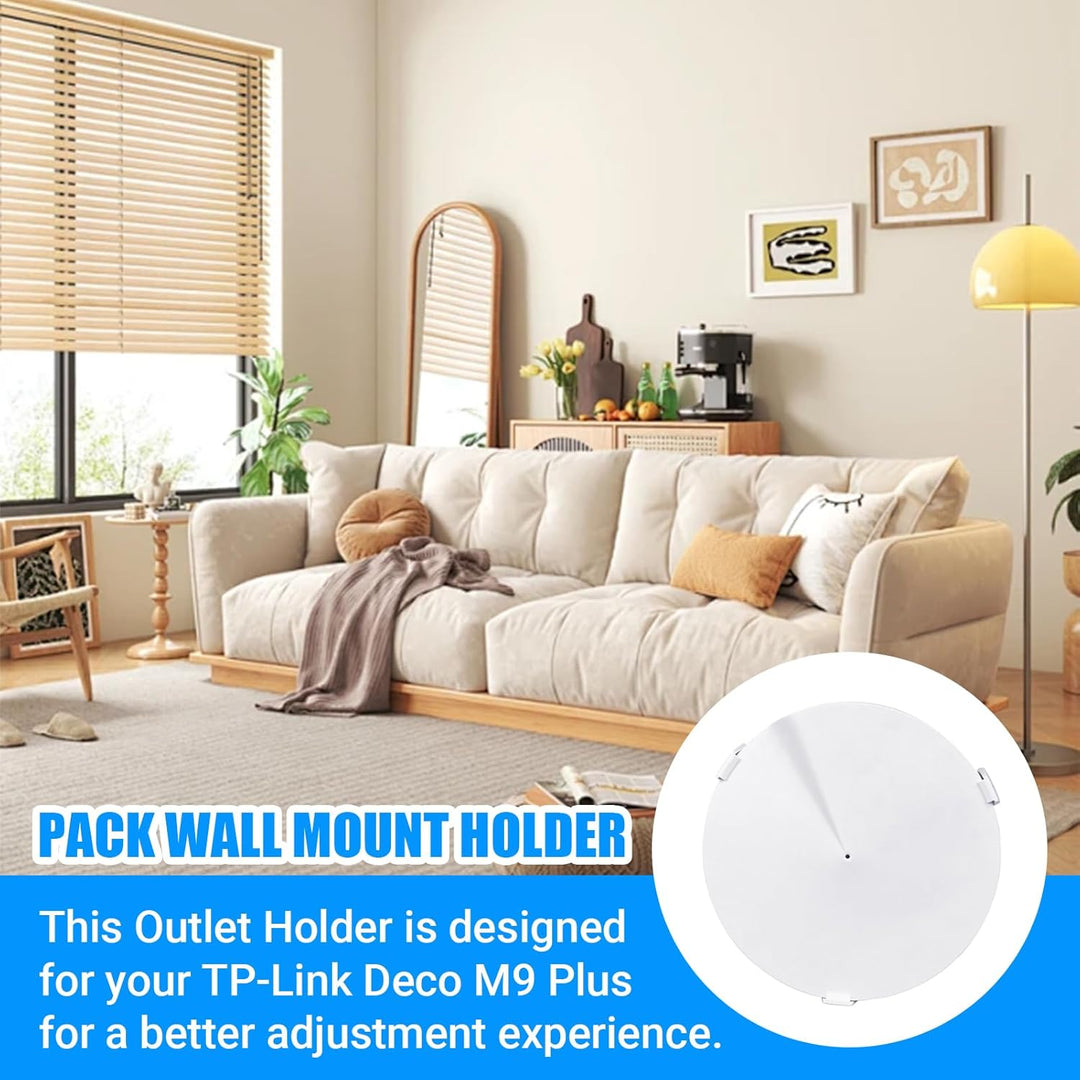 Wandhalterung für TP Link Deco M9 Plus Mesh-System für das ganze Haus, Stabiler Halterungshalter, pl