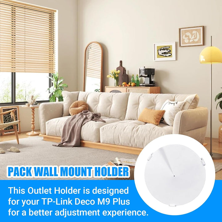 Wandhalterung für TP Link Deco M9 Plus Mesh-System für das ganze Haus, Stabiler Halterungshalter, pl