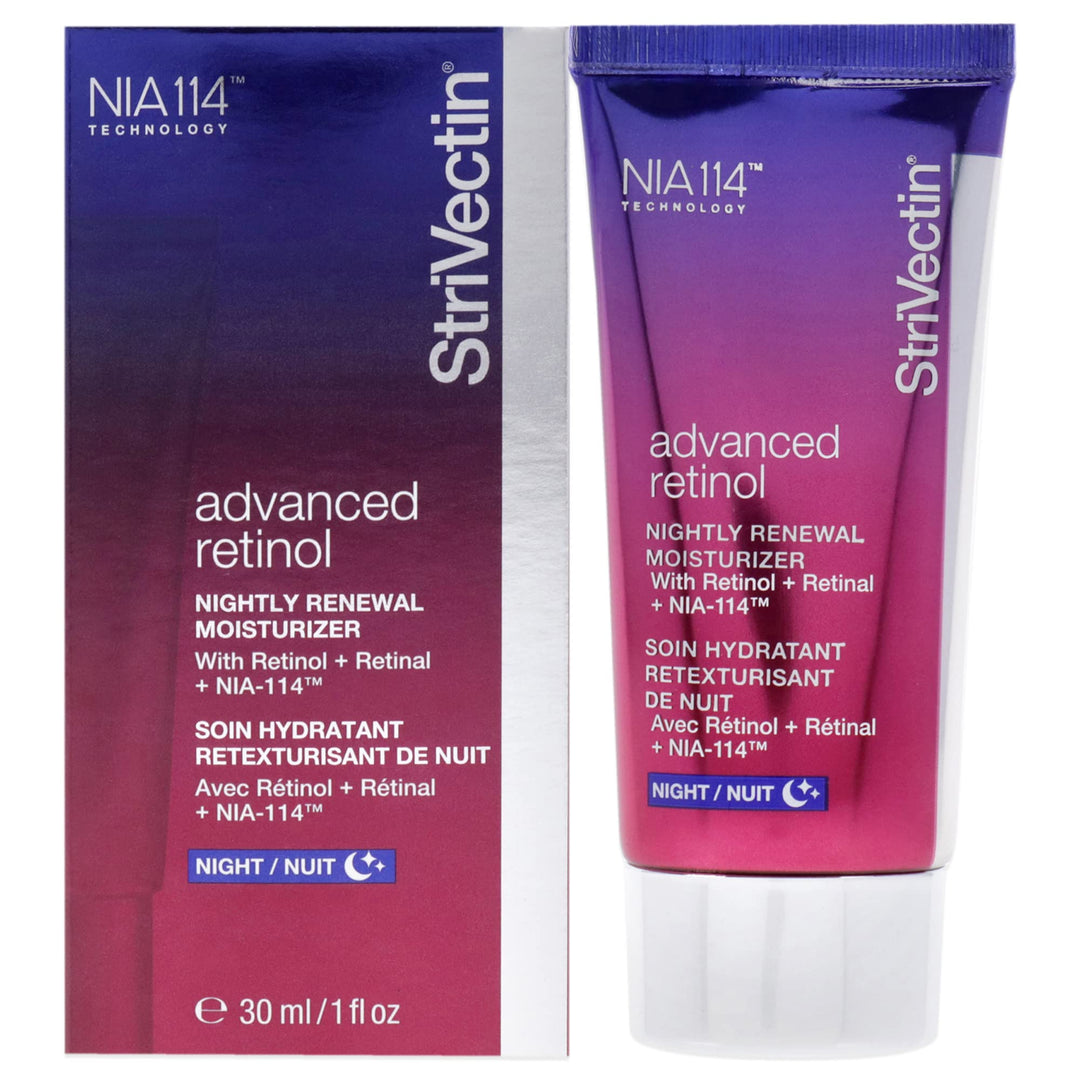 StriVectin Fortschrittliche Retinol Intensive Nacht-Feuchtigkeitscreme, die sichtbare Zeichen des Al