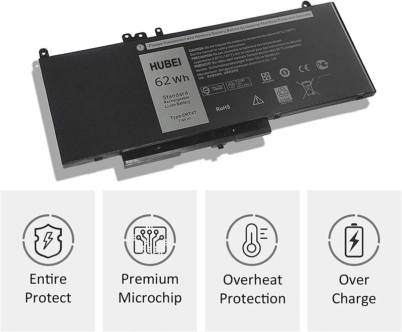 6MT4T 7V69Y TXF9M 79VRK 07V69Y Laptop-Batteriewechsel für Dell Latitude E5470 E5570 Latitude 12 5000