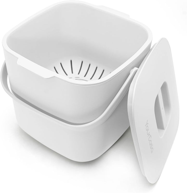 YourCasa® Biomülleimer Küche - 7L - Komposteimer Küche für alltäglichen Biomüll Behälter - Spülmasch