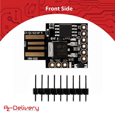 AZDelivery 25 x Digispark Rev.3 Kickstarter mit ATTiny85 und USB kompatibel mit Arduino inklusive E-