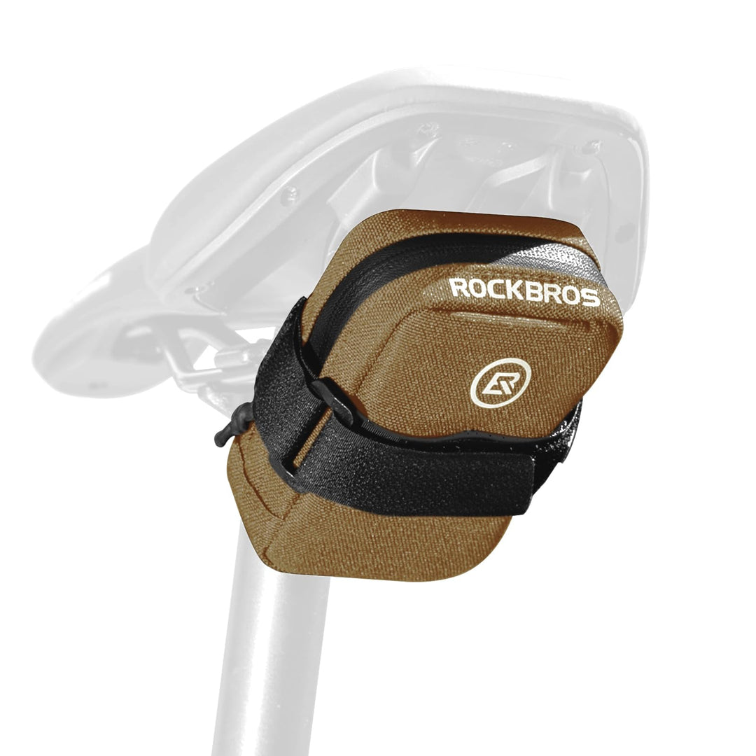 ROCKBROS Fahrrad Satteltasche Mini Tragbare Fahrradsatteltasche Kompakte Aufbewahrungstasche Rennrad