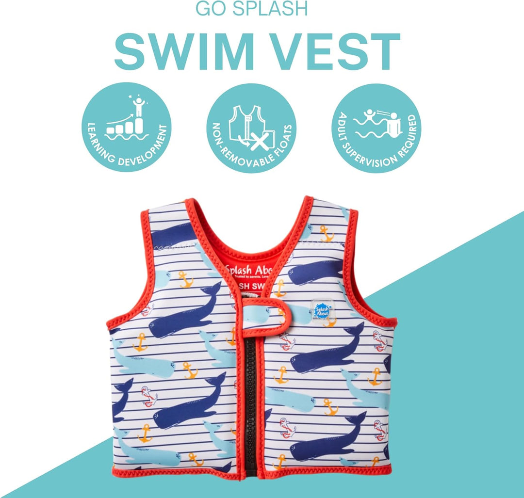 Splash About Go Splash Schwimmweste Moby 1-2 Jahre, Moby 1-2 Jahre