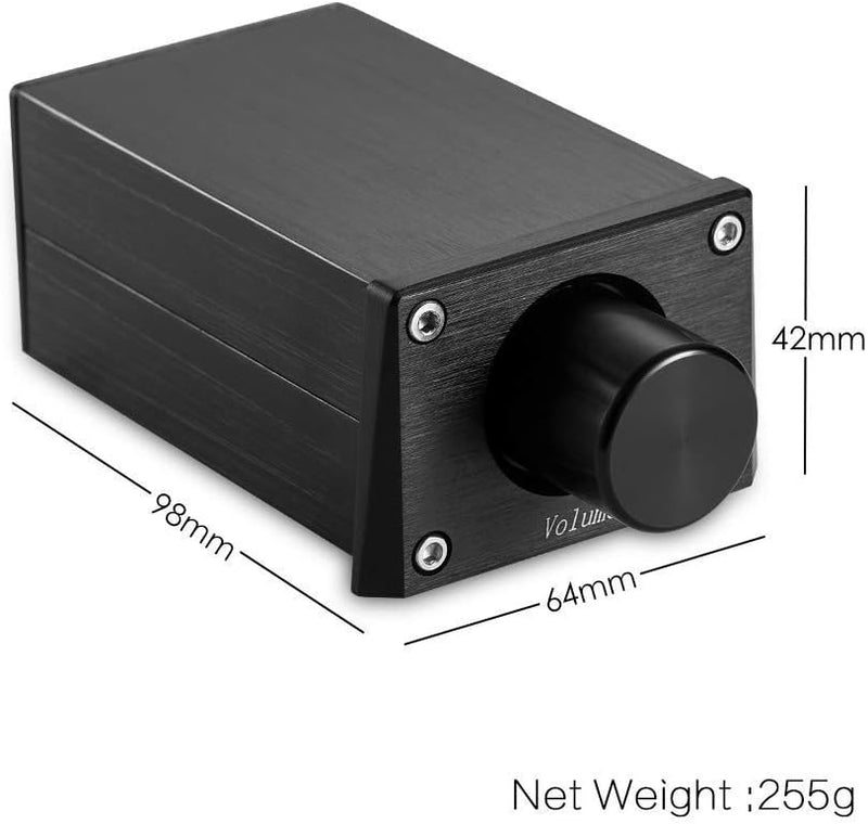 Nobsound High Precision Passive Preamp Volume Controller VOL Control HiFi Preamplifier ALPS (RCA&HiF