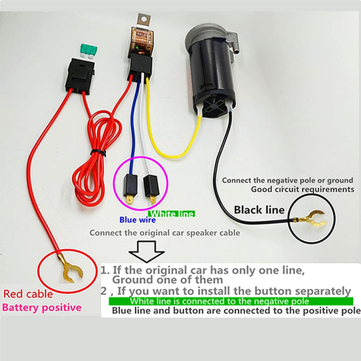 YIYIDA Auto air horn 135DB dual trompete super laute schnecke elektrische pumpe sirene, chrom zink a