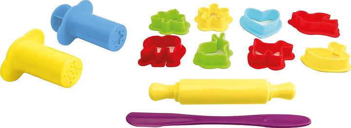 Maped CREATIV - Knete PAT'DOUGH - mit grosser Auswahl an Knet-Zubehör - 9x 56 g, 9x 56 g