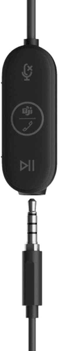 Logitech Zone Wired Graphite LOGI Zone Wired Earbuds Teams - EMEA One Size