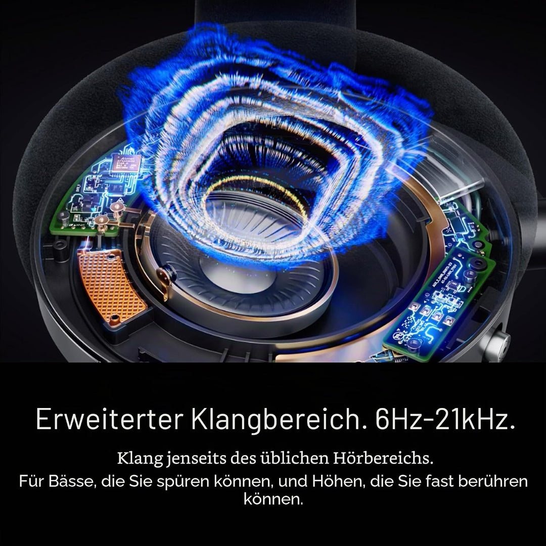 Dyson OnTrac™ kabelloser Kopfhörer mit aktiver Geräuschunterdrückung und bis zu 55 Stunden Akkulaufz