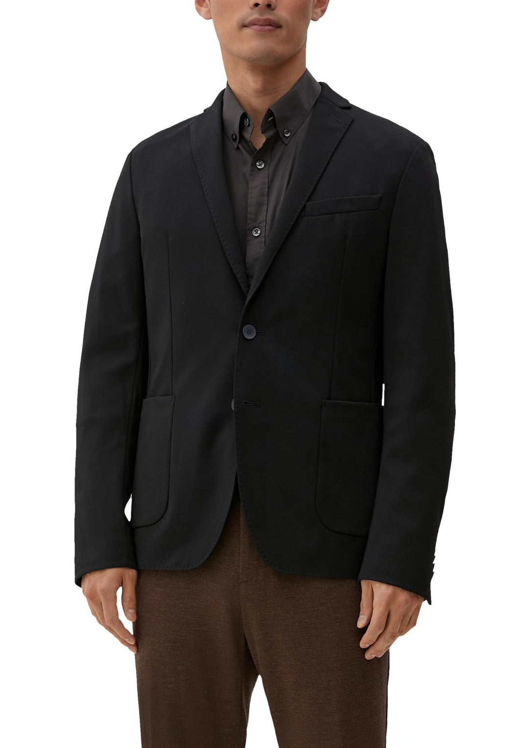 s.Oliver Black Label Herren 10.3.20.15.153.2119563 Blazer 52 9999 Schwarz, 52 9999 Schwarz