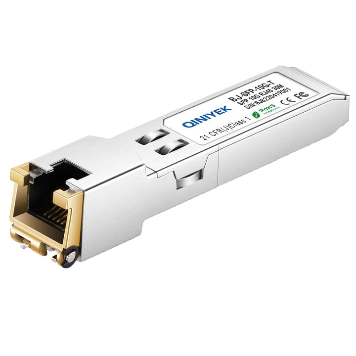 SFP+ auf RJ45 Modul, 10Gbase-T SFP+ Mini Gbic Transceiver, kompatibel mit Cisco SFP-10G-T-S, Meraki,