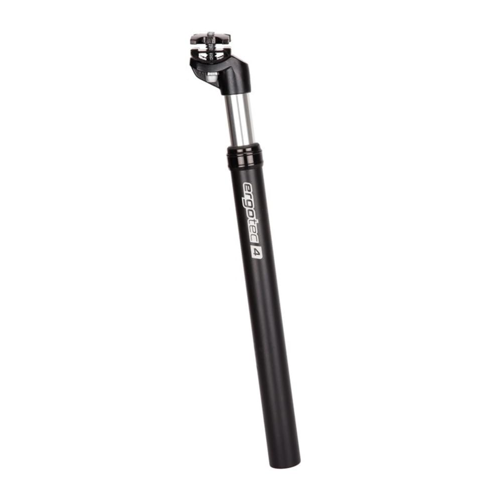 ergotec SP-4.1 Federsattelstütze (Patentkopf) Schwarz, Schwarz