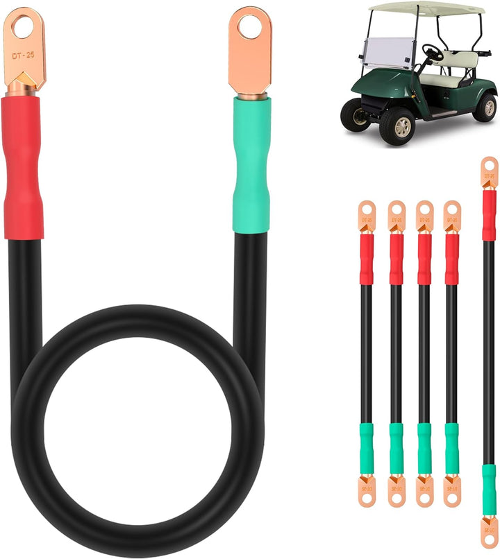 10L0L Batteriekabel-Set für Golfwagen, passend für EZGO TXT ab 1994 (5 Stück)