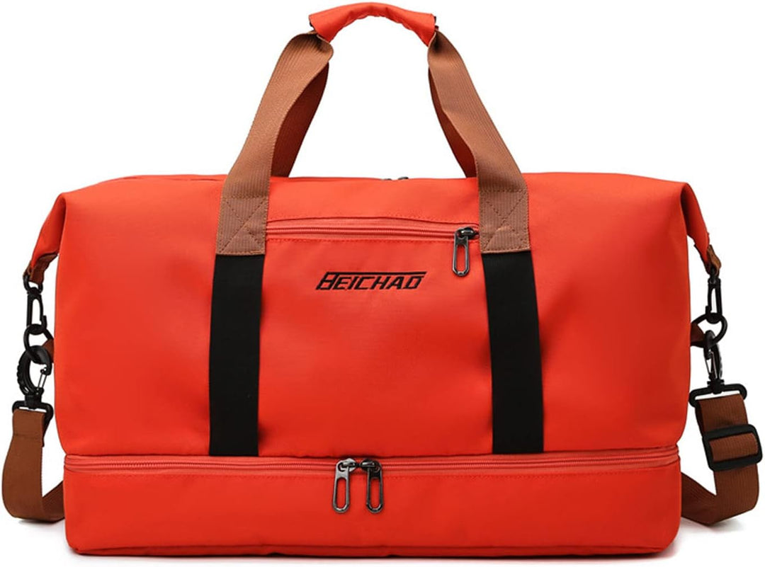 FANDARE Reisetaschen Handgepäck Duffel Tasche Sporttasche Übernachtung Sporttasche Tote Handtasche D