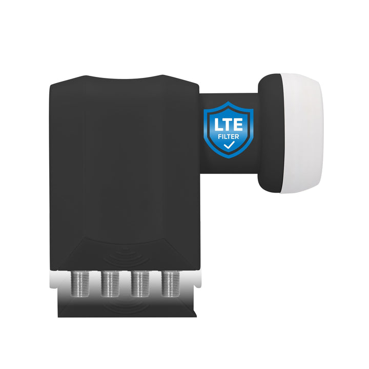 TechniSat Universal Octo-LNB - 8 Teilnehmer mit LTE-Filter (Wetterschutz, UHD, 4k, Full HD, 3D, Prem