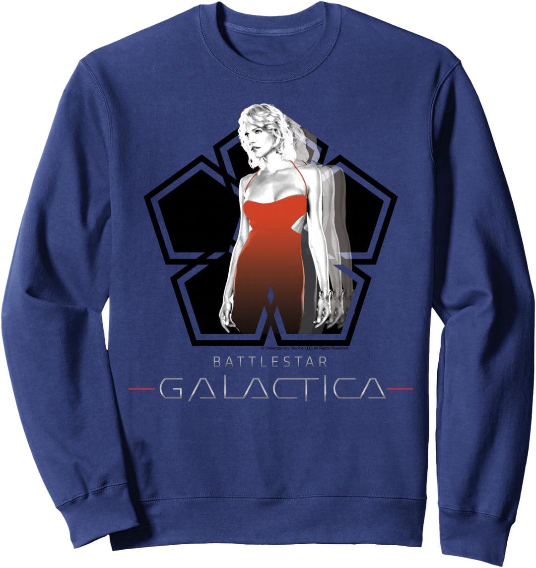 Battlestar Galactica Number 6 Portrait Sweatshirt
