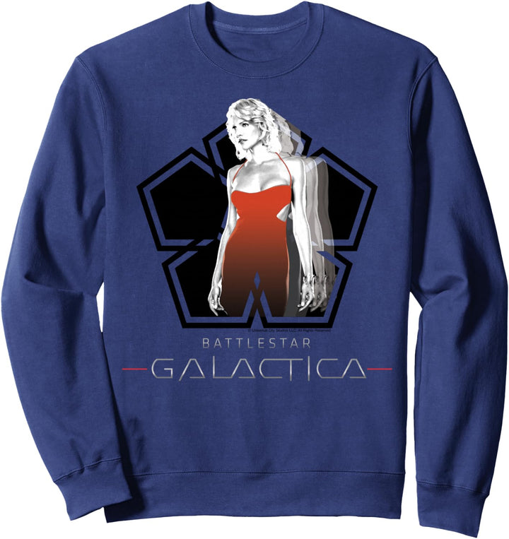 Battlestar Galactica Number 6 Portrait Sweatshirt