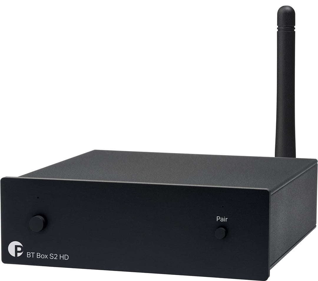 Pro-Ject BT Box S2 HD, Audiophiler hochauflösender Bluetooth 5.0 Empfänger, unterstützt aptX-HD, Sch