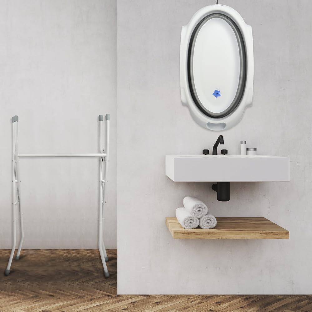 Faltbar Babybadewanne, Grosse Babywanne faltbar, Kinderbadewanne, für Babys von 0-36 Monaten, Faltba