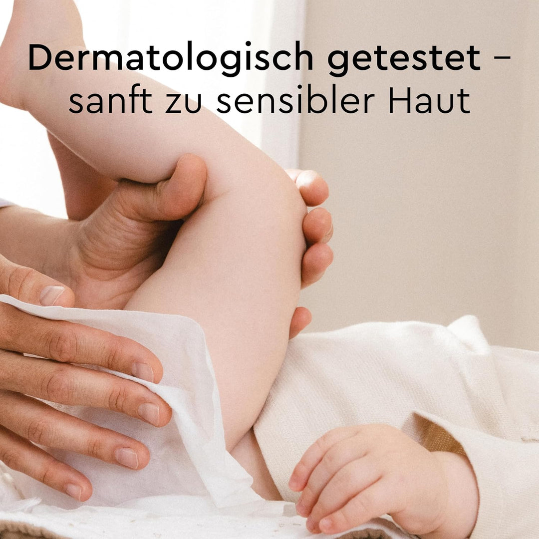LILLYDOO Baby Feuchttücher mit 99% Wasser, 900 Stück (15 x 60), 100% plastikfreies Tuch, ohne Parfüm