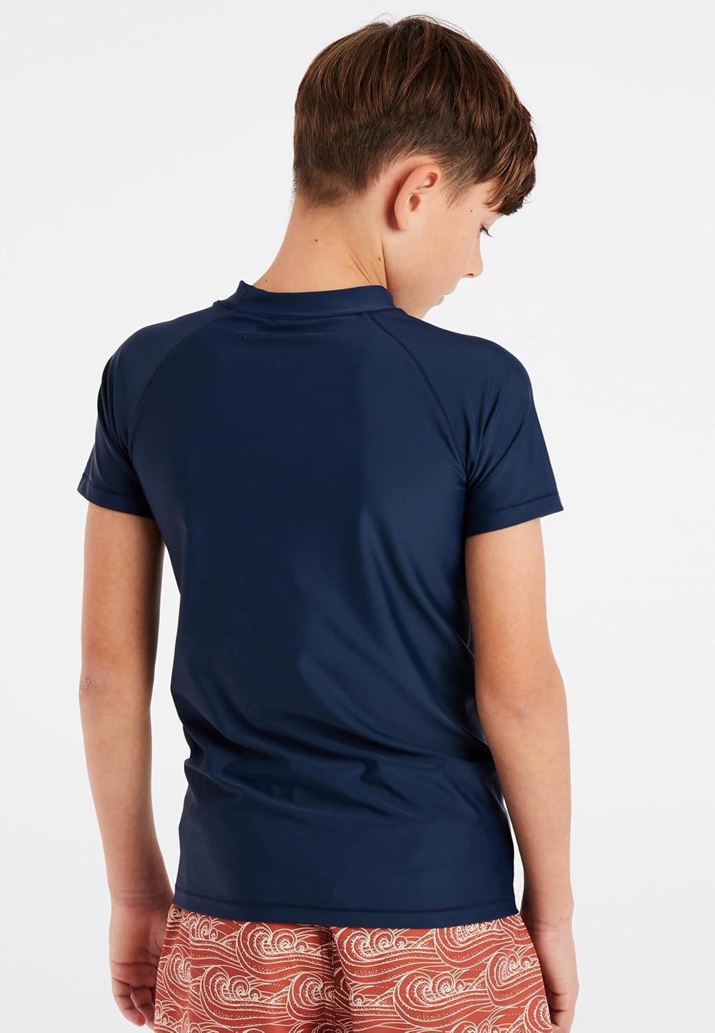 Protest Jungen Rashguard Short Sleeve PRTBERENT JR Upf-50-Schutz Und PFC-Frei Night SkyBlue 116