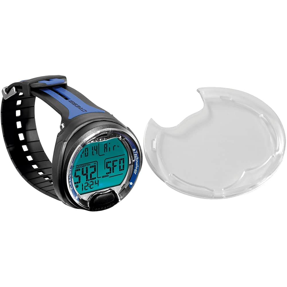 Cressi Leonardo - Premium Tauchcomputer Air / Nitrox und Tiefenmesser Modi - WEEE NR. DE 13961704 Sc