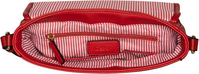 Gabor Damen Aneta Umhängetasche 28 x 8 x 21,5 Rot, 28 x 8 x 21,5 Rot