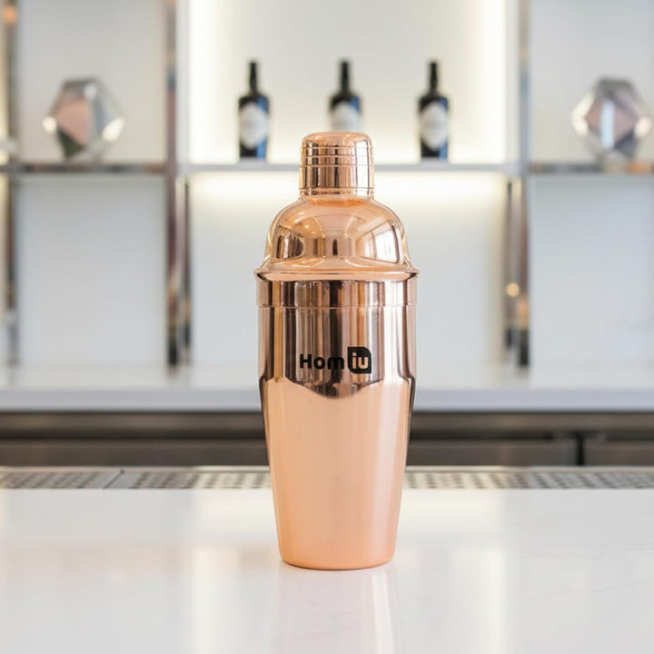 Homiu Copper Cocktail Shaker ca. 550 Milliliter Fassungsvermögen Nur von Hand waschen Cocktail Shake