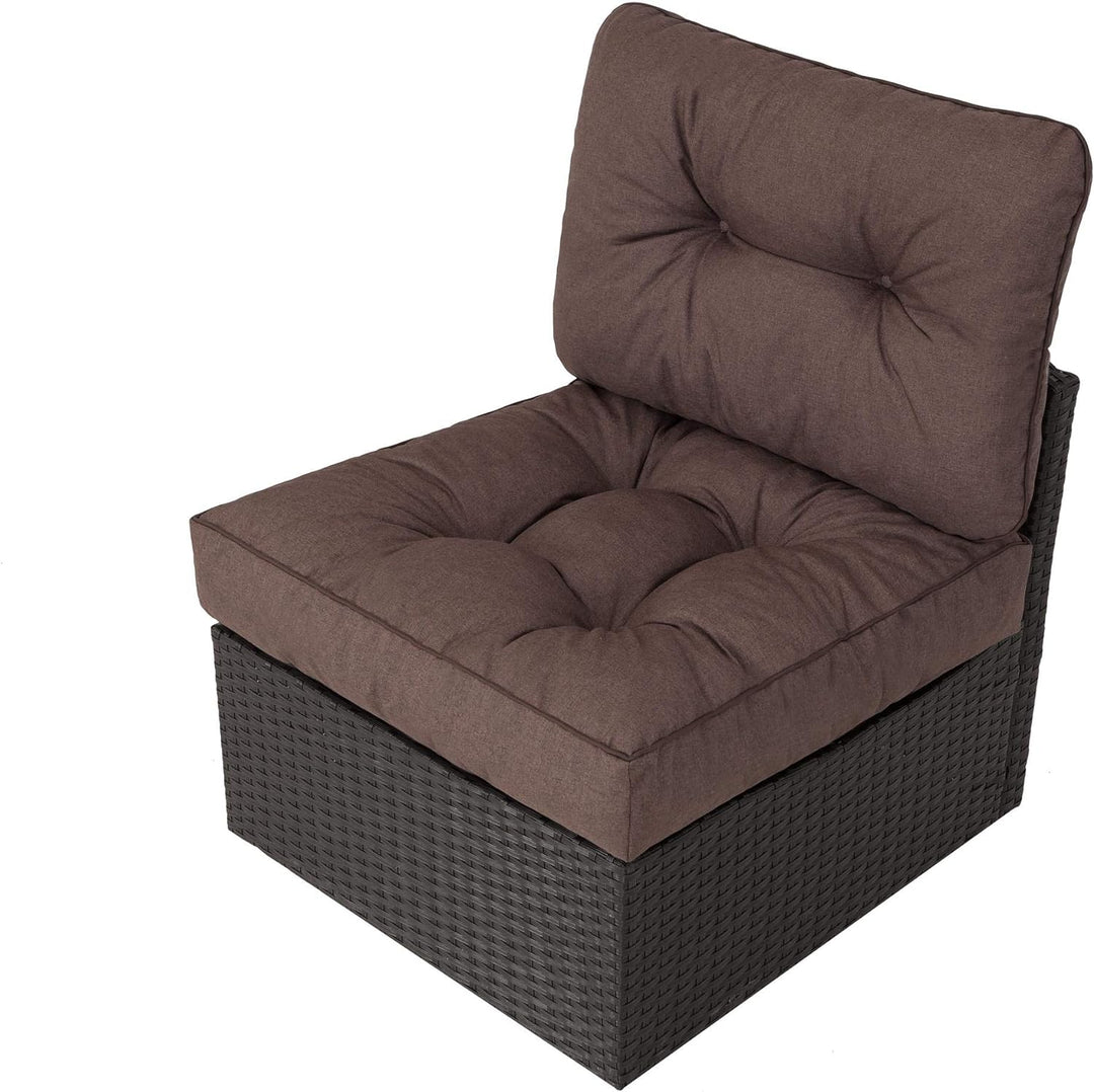PillowPrim Gartenkissen auf gartenmöbel Rattan Gartenpolster Polsterauflagen Deko Kissen Auflage Pol