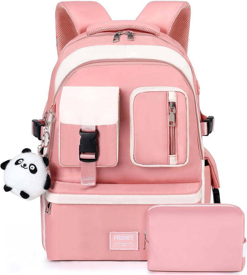 Schulrucksack Mädchen Teenager Rucksack Tagesrucksack Damen 16 Zoll Laptop-Rucksäcke Wasserdicht Day