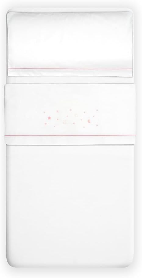 Interbaby Bettwäsche-Set für Kinderbett, 60 x 120 cm, 100% Baumwolle, warm, weich, inklusive Spannbe