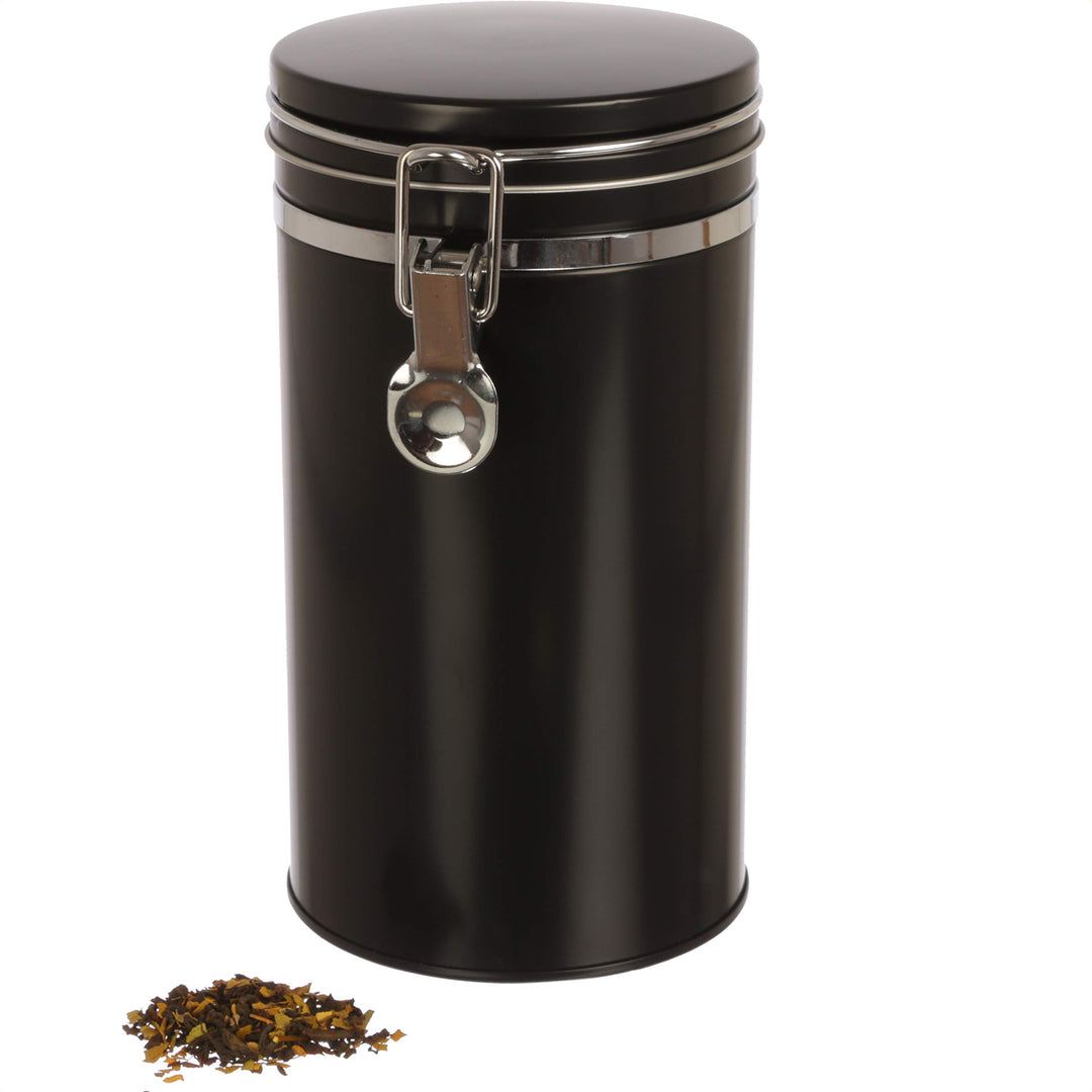 Kaffeedose/Vorratsdose mit Bügelverschluss und Silikondichtung, luftdicht aus Metall für 500g Kaffee