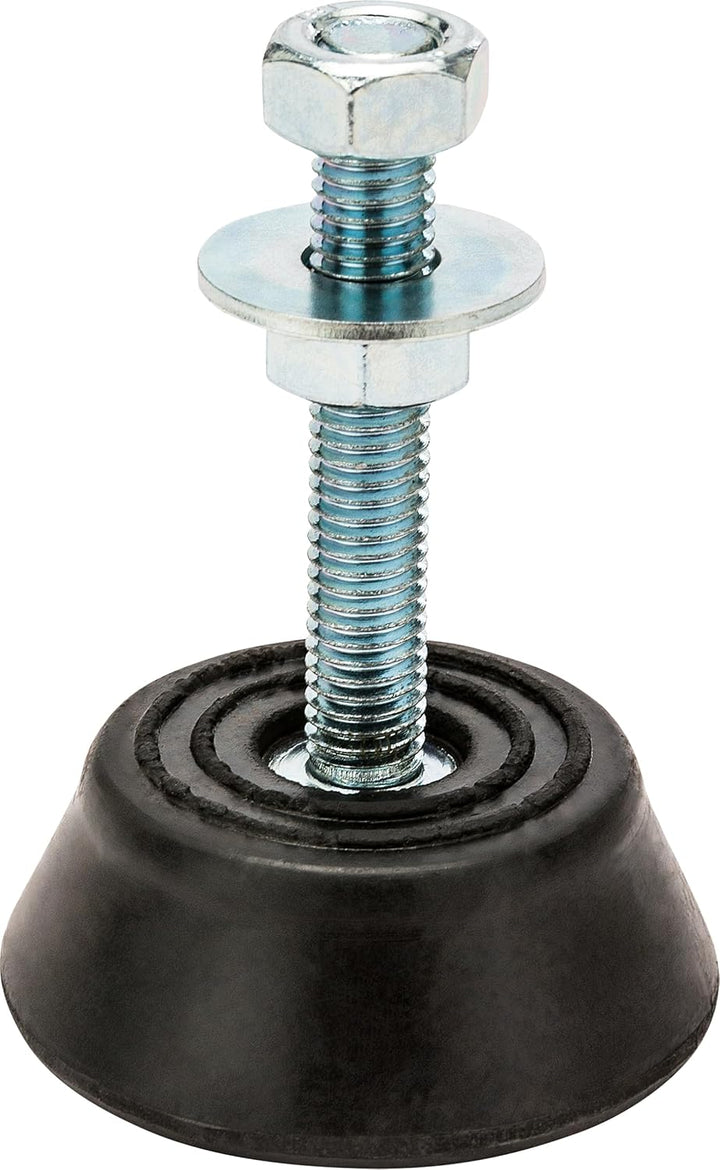 Fischer Vibrationsdämpferfuss für Aussen-Klimaanlage, Grau Anti-Vibrationsfüsse auf dem Boden, Anti-