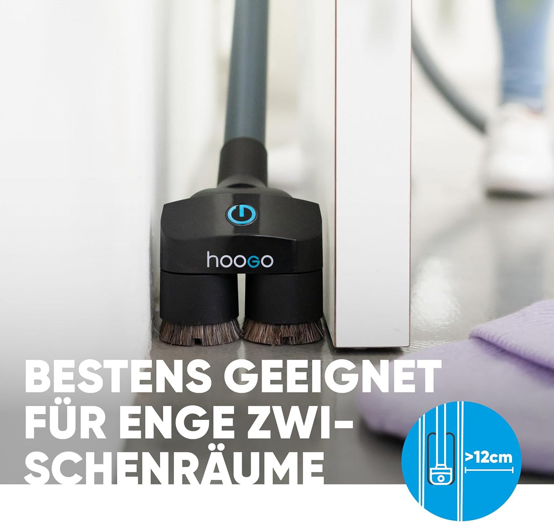 HOOGO® flipflop Universal Staubsauger Bodendüse flex - passend für alle runden 35/32mm Staubsaugerro