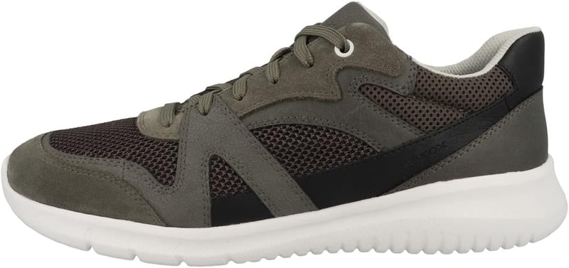 Geox Herren U Monreale B Sneakers 41 EU Lt Olive, 41 EU Lt Olive
