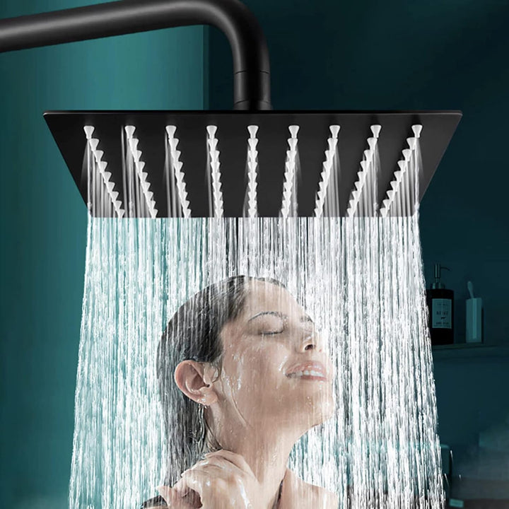 Ohotecy 12 Zoll(30cm) Regendusche Duschkopf Edelstahl AISI304 Regenbrause Anti-Kalk-Düsen Duschkopf