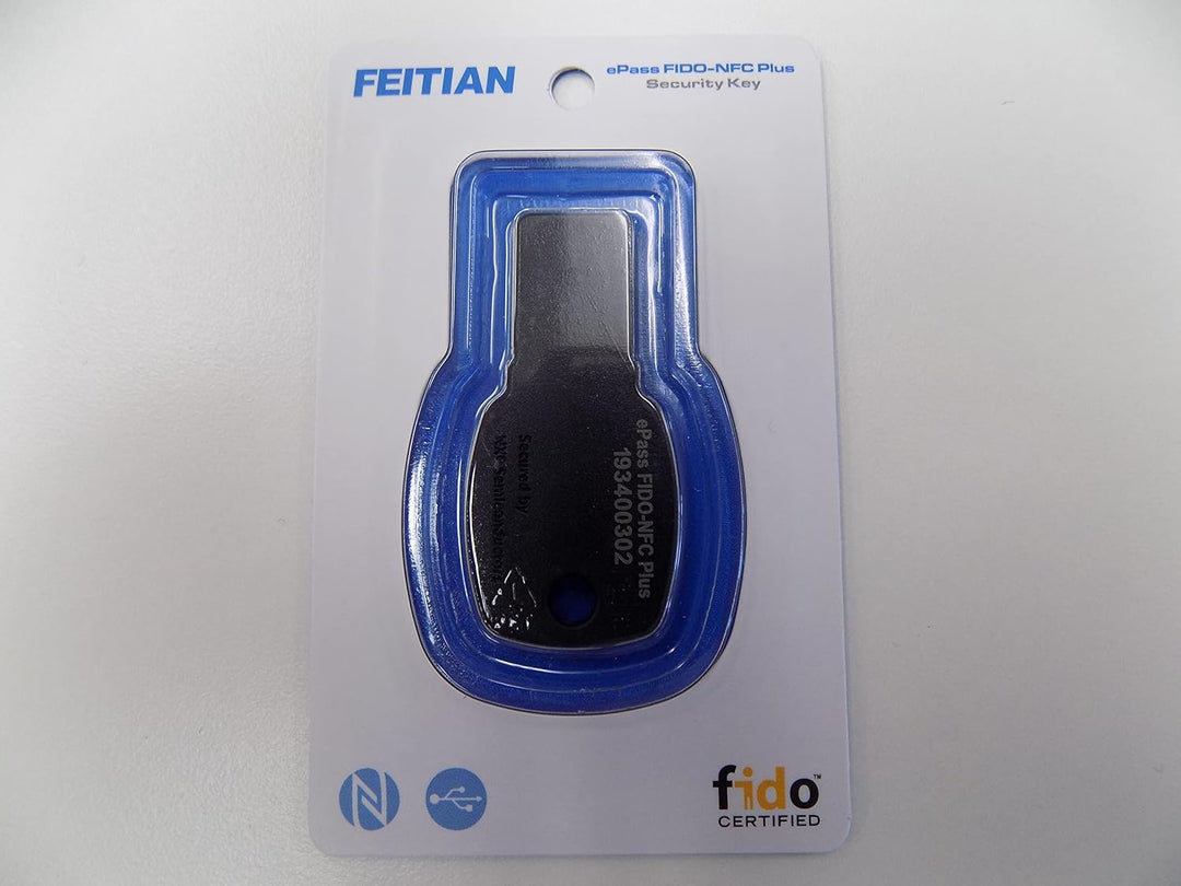 FEITIAN ePass K9 Plus – USB-Sicherheitsschlüssel – Zwei-Faktor-Authentifizierer – USB-A mit NFC, FID