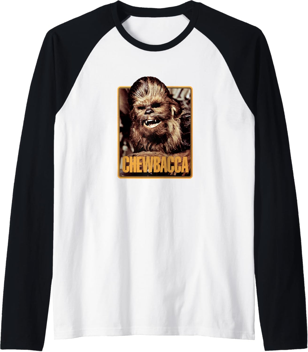 Star Wars Chewbacca Vintage Trading Card Retro Raglan