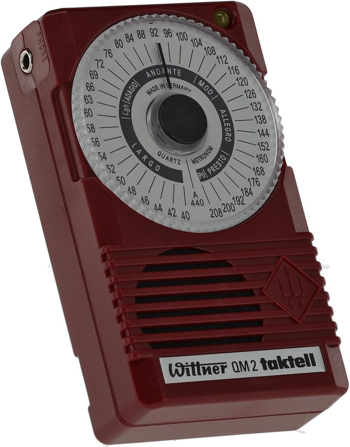 Wittner Metronom 861141 QM2 rubinrot QM2 rubinrot Single, QM2 rubinrot Single