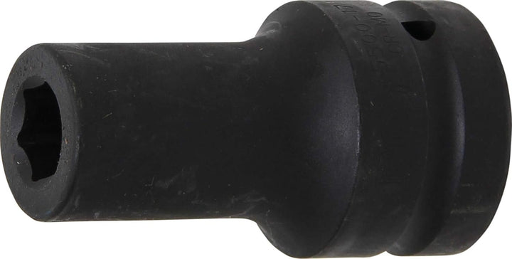 BGS 5500-17 | Kraft-Steckschlüssel-Einsatz Sechskant, tief | 25 mm (1") | SW 17 mm Schlüsselweite: 1