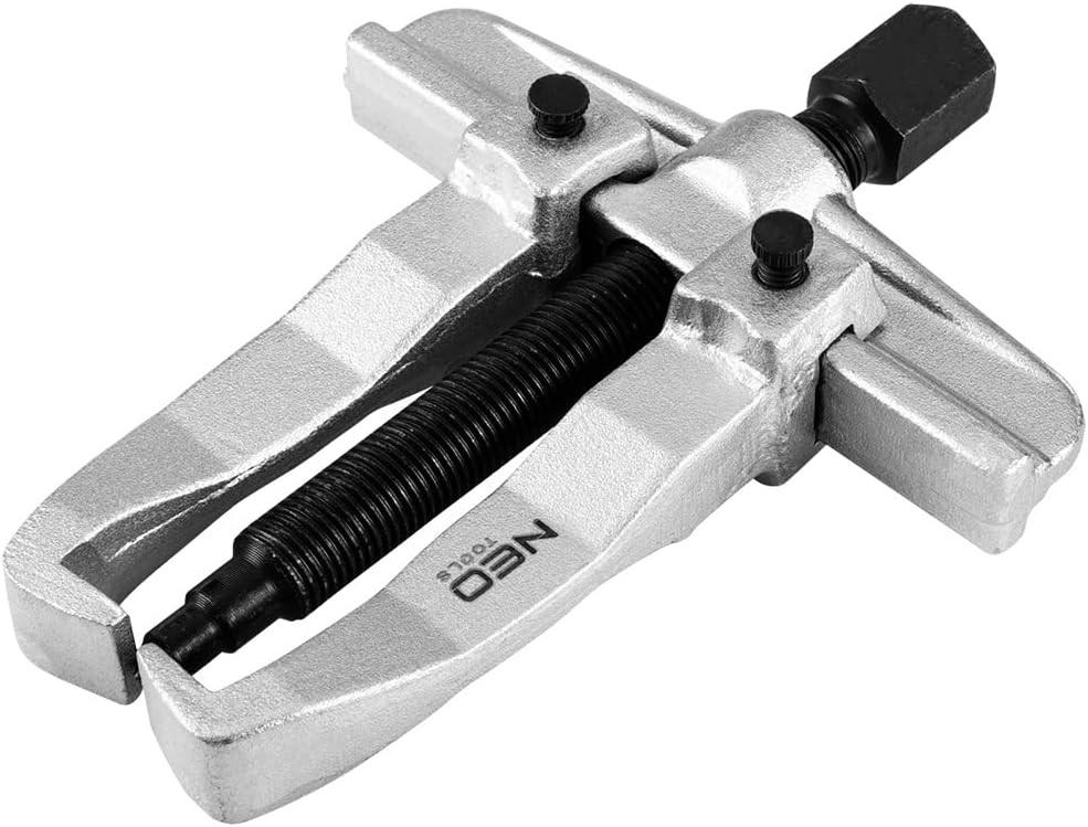 NEO TOOLS 2-Arm Zweiarmiger Abzieher 3 tlg. SET | Lagerabzieher CrV-Stahl Profi | für den Ausbau von
