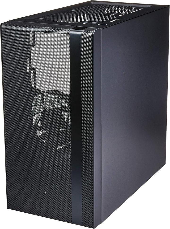 Cooler Master – NR400 – PC-Gehäuse Micro ATX (1 Fenster, 2 x Lüfter 120 mm) – Schwarz NR400 ohne ODD